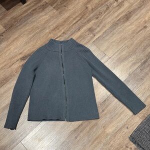 Margaret O’Leary zip up sweater Size Large